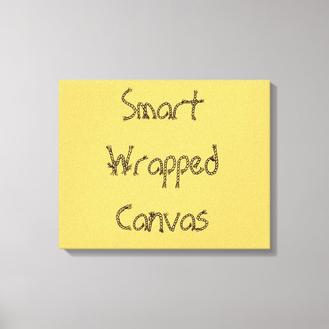 Smart Wrapped Canvas Template Print (Front)