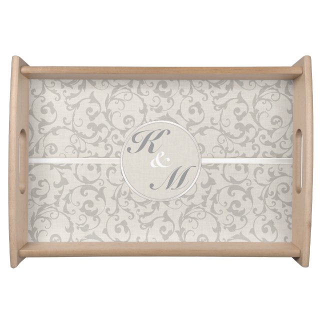 SmartElegance Coral Wedding Collection Serving Tray (Front)