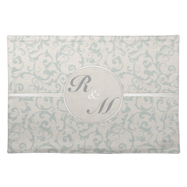 SmartElegance SeaSpray Wedding Collection Placemat (Front)
