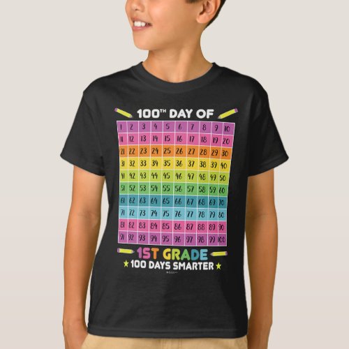 Smarter 100th Day Of School 1st Grade Student Teac T_Shirt