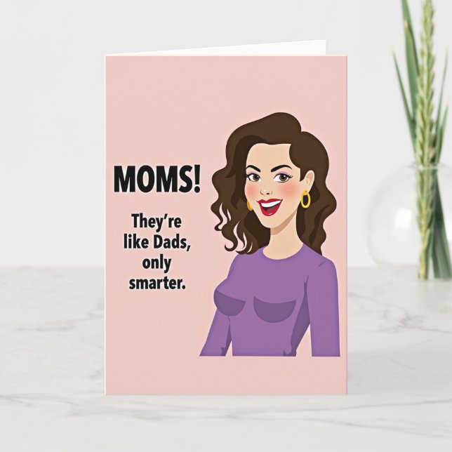Smarter Moms Illustration Card (Front)
