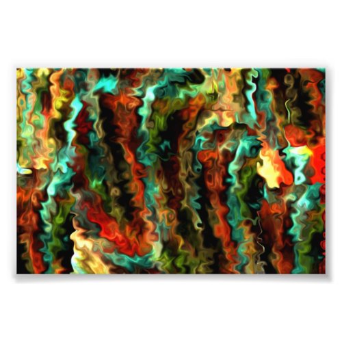 Smarter Wavy Abstract Modern Art 15 Photo Print