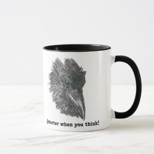 Smarter When You Think Raven Mug