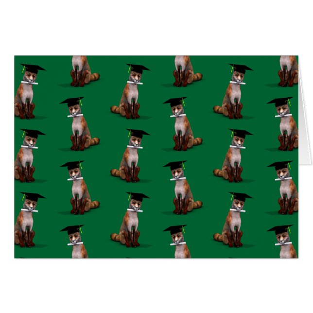 Smartest Fox In Town Cards (Front Horizontal)