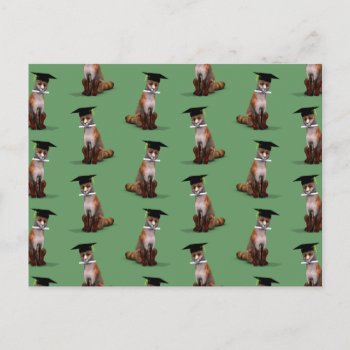 Smartest Fox In Town Postcard by Emangl3D at Zazzle