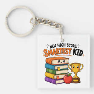 Smartest Kid New High Score Academic Achievement Keychain