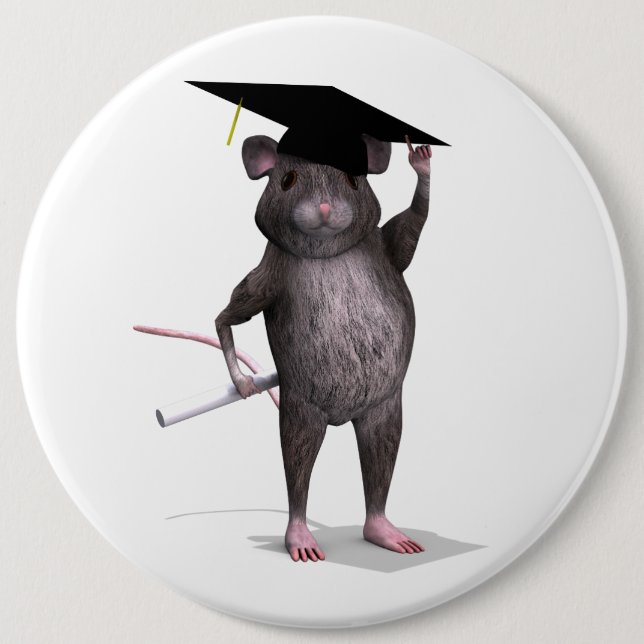 Smartest Rat In Town Pinback Button (Front)