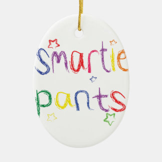 Smartie Pants fun congratulations Ceramic Ornament