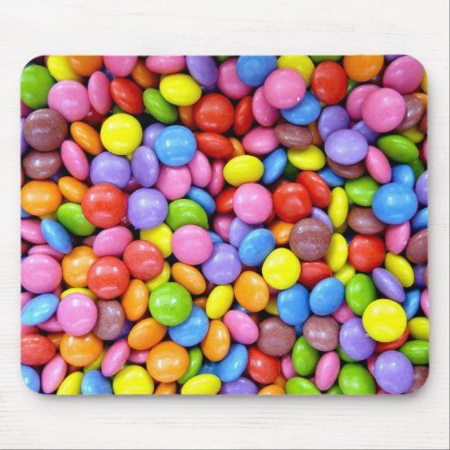 Smarties Background Mouse Pad