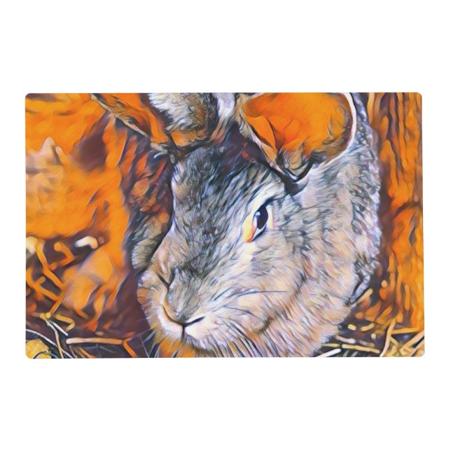 smartmix animal- bunny placemat (Front)