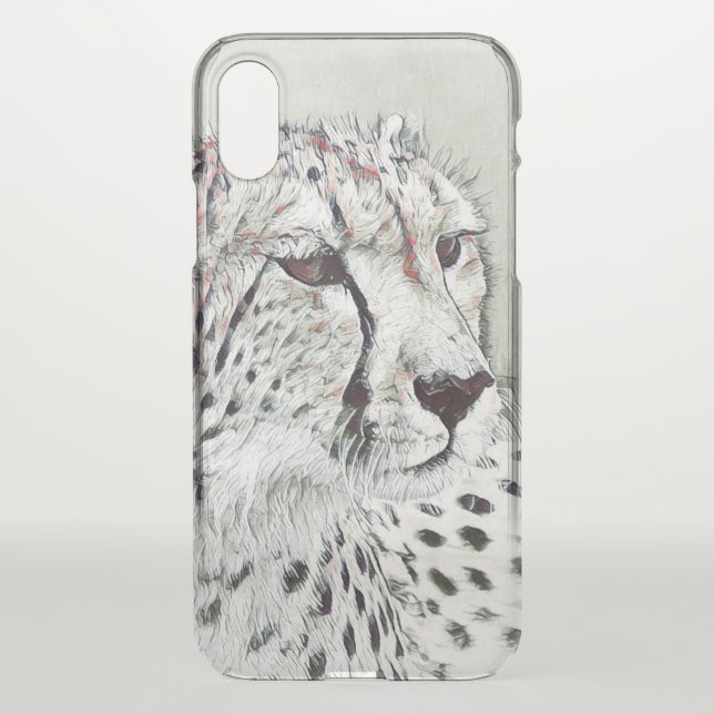 smartmix animal- cheetah uncommon iPhone case (Back)