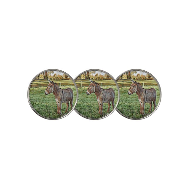 smartmix animal- donkey 1 golf ball marker (3 Up)