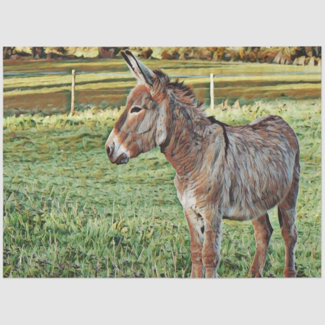 smartmix animal- donkey 1 tissue paper (Front)
