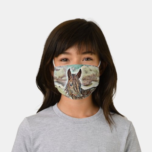 smartmix animal_ horse 2 kids cloth face mask