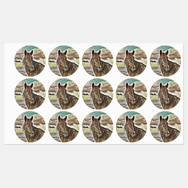 smartmix animal- horse 2 labels (Sheet)