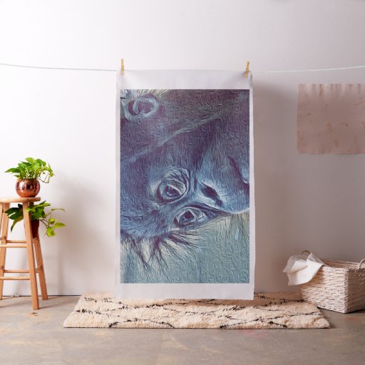 smartmix animal- orang baby fabric