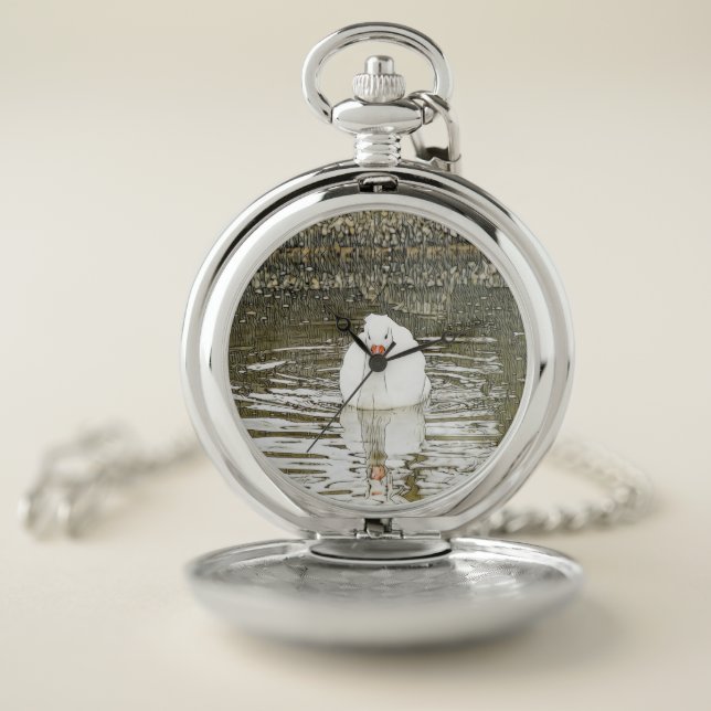 SmartMix Animal- Swan Pocket Watch (Inside)