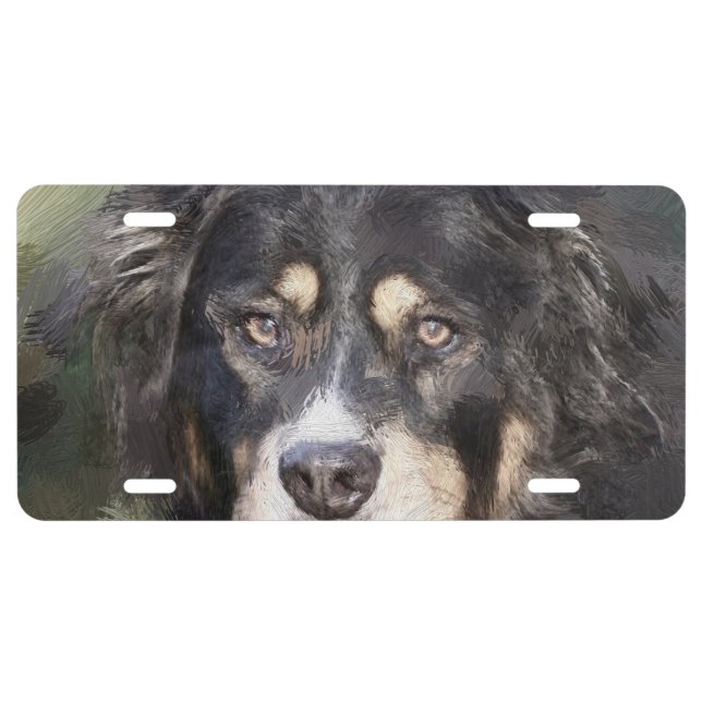 SmartMix Dog 1220 License Plate (Front)