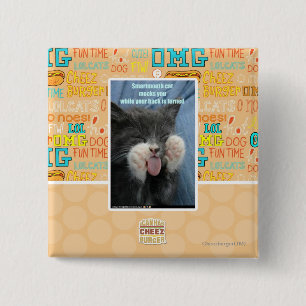 Smartmouth cat button