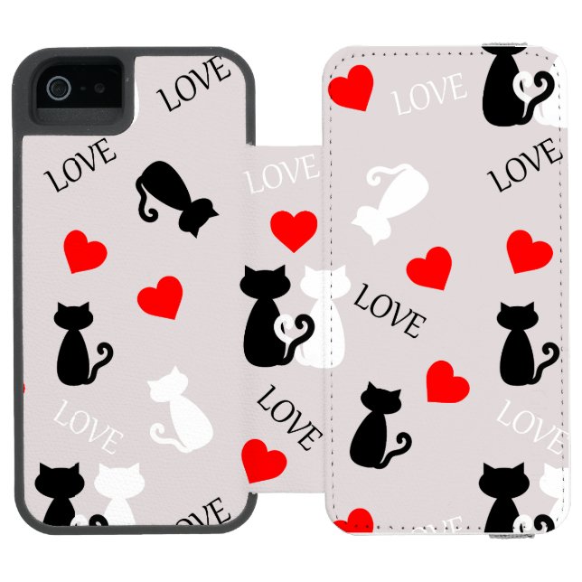 Smartphone case with cats (Folio Open)