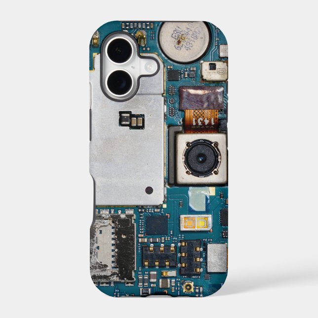 smartphone main  board technology computer electro iphone case (Back)