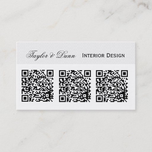 Customizable Smartphone QR Code   Photo or Logo Business Card Template