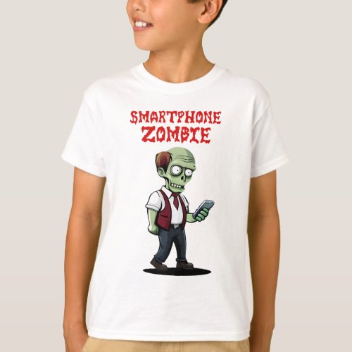 Smartphone zombie T_Shirt