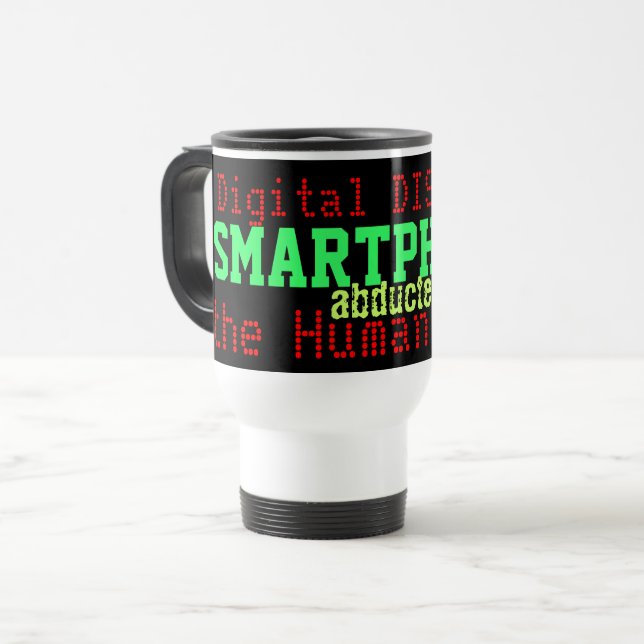 Smartphones Digital Distress Humorous Mug (Front Left)