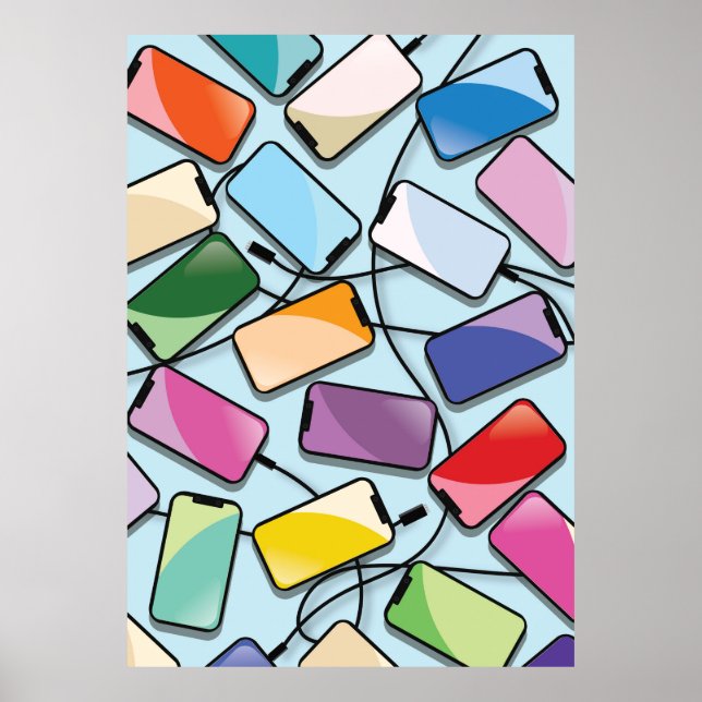 Smartphones with a notch poster (Front)