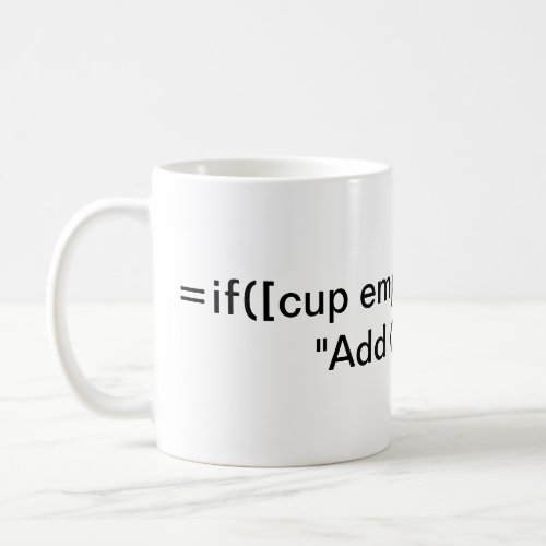 Smartsheet Formula Coffee Mug