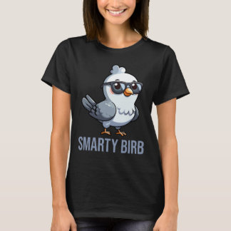 Smarty Birb – The Wise and Witty Pigeon T-Shirt