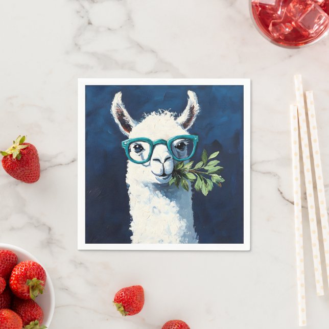 Smarty Llama Chic Napkins (Insitu)