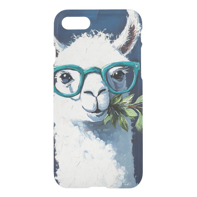 Smarty Llama Chic Uncommon iPhone Case (Back)