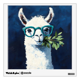 Smarty Llama Chic Wall Decal