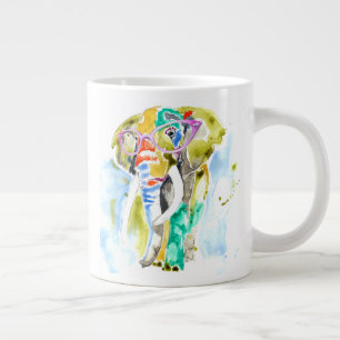 Smarty-Pants Elephant Giant Coffee Mug