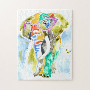 Smarty-Pants Elephant Jigsaw Puzzle