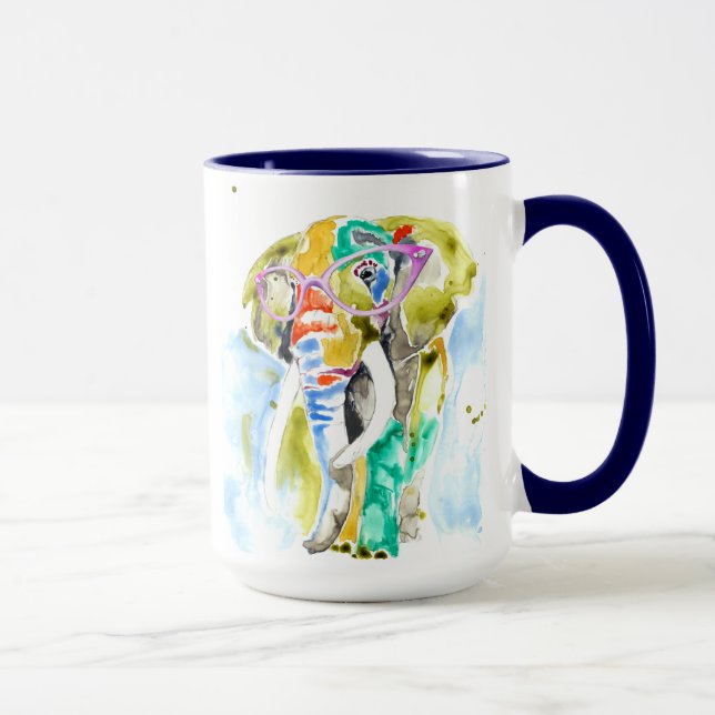 Smarty-Pants Elephant Mug (Right)
