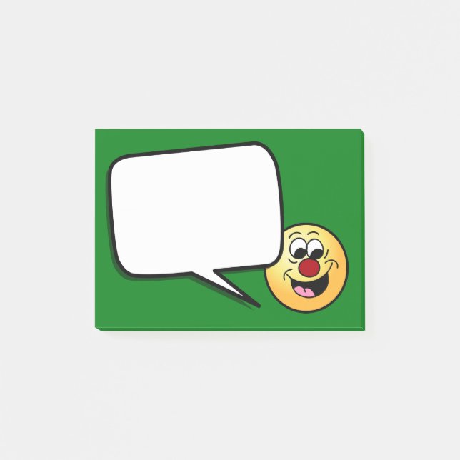 Smarty Pants Face Grumpey Post-it Notes (Front)