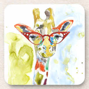 Smarty-Pants Giraffe Beverage Coaster