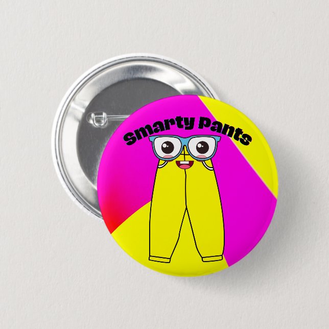 Smarty Pants Pin (Front & Back)