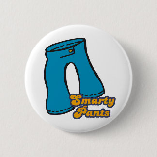 smarty pants pinback button