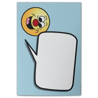 Smarty Pants Smiley Face Grumpey Post-it® Notes