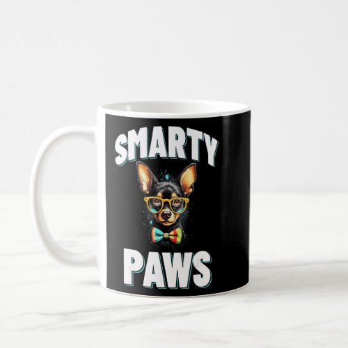 Smarty Paws   Chihuahua Dog Wearing Glasses  Coffee Mug