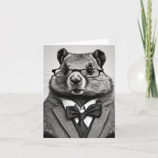 smartypants groundhog card