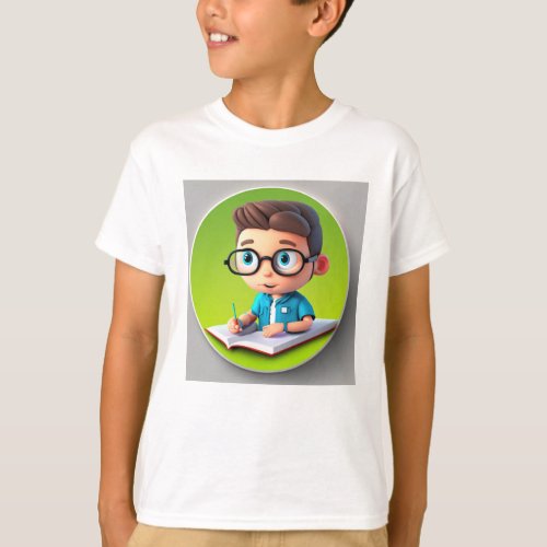 SmartyPants Study Time Kids Tee Shirt