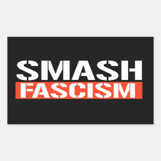 Smash Fascism Rectangular Sticker
