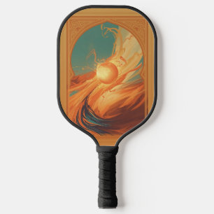 Smash in Morocco – Pickleball Energy Art Print Carbon Fiber Pickleball Paddle