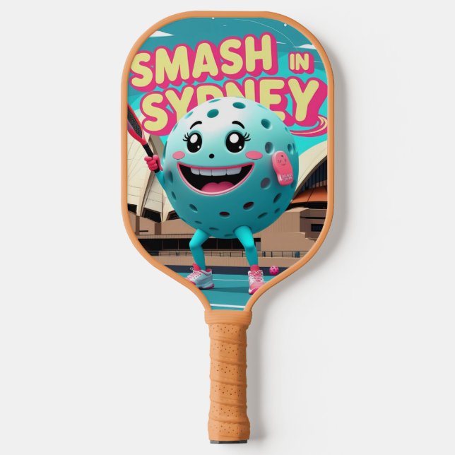 Smash in Sydney – Australia Pickleball Design  Pickleball Paddle (Front)