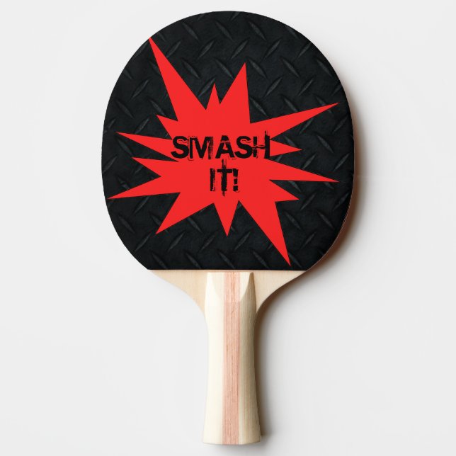 Smash It! Reversible Funny Ping Pong Paddle (Back)