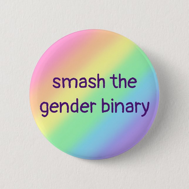 Smash The Gender Binary Button (Front)